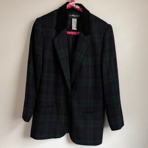 Sag Harbor Black and Green Jacket